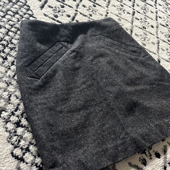 H&M wool skirt grey 2 - Picture 4 of 13